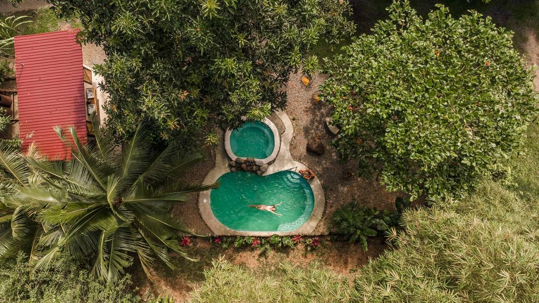 Pool seen from above