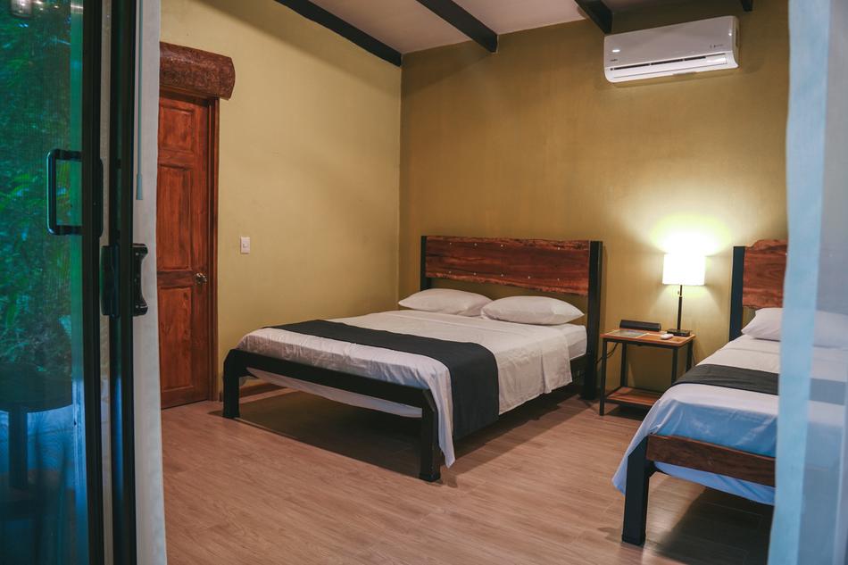 Queen Cabin interior showing both queen beds